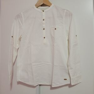 Zara boys cotton button up shirt
